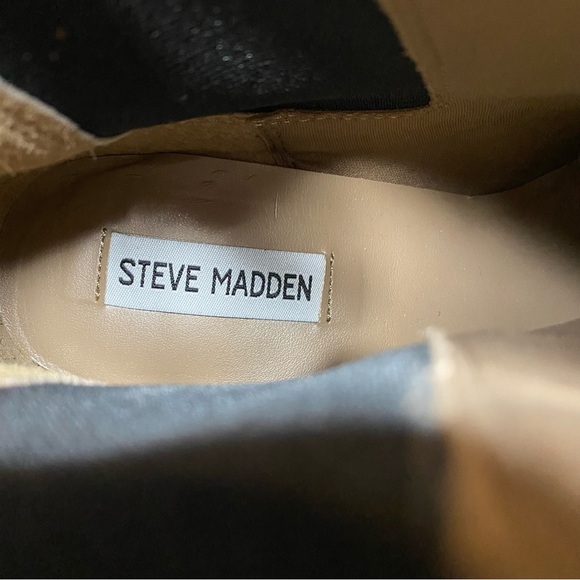 Steve Madden Rhiannon Cognac Suede Chelsea Bootie 9M - Picture 13 of 15